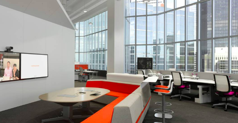 microsoft and steelcase creative workspaces